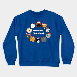 Meowrry Christmas Crewneck Sweatshirt